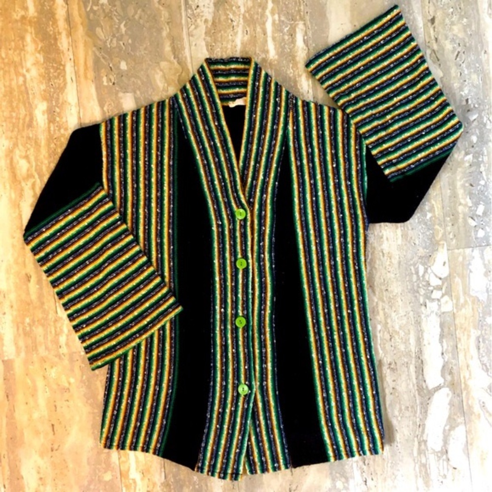 Vintage Cara Bella Button Up Sweater / Cardigan. Size Small?